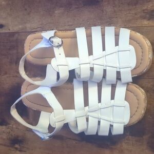 Steve Madden White Kids Sandals